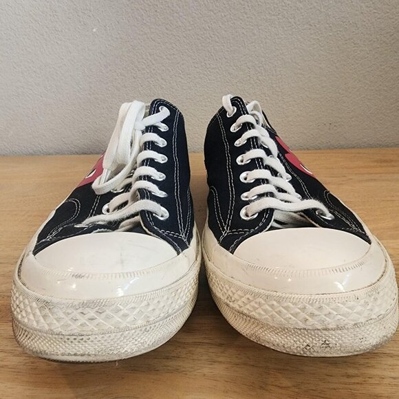 Converse CDG PLAY Chuck 70 Shoes Mens Size 12 Black Low Top Canvas 150206C main image 4